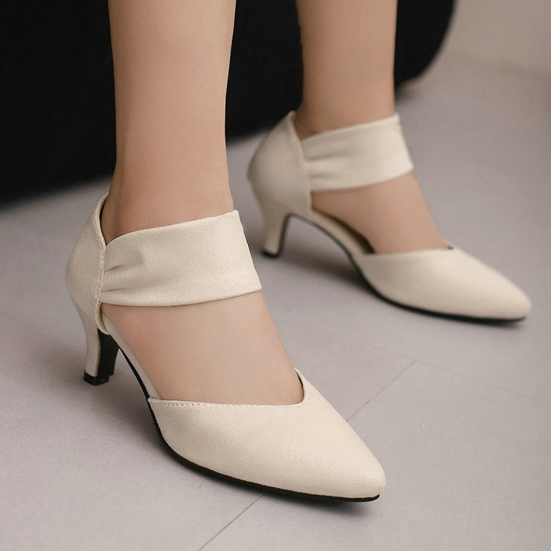Pointed Toe Kitten Heels