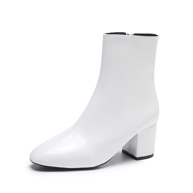 Classic Block Heel Ankle Boots