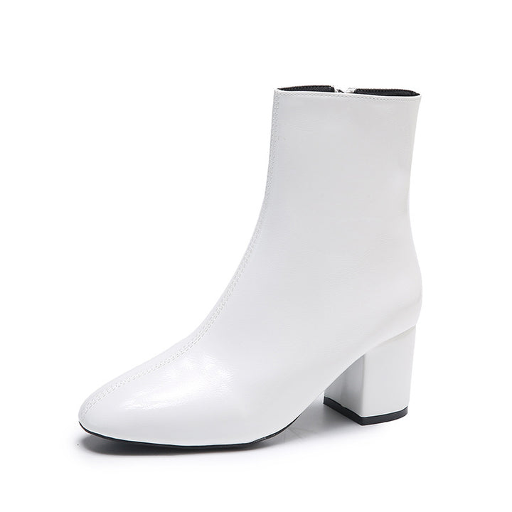 Classic Block Heel Ankle Boots