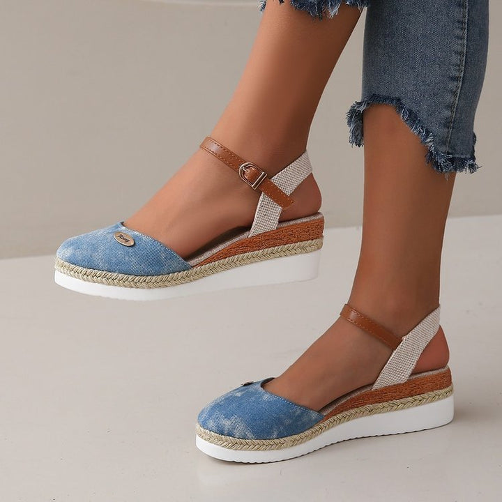 Espadrille Wedge Slingback Sandals
