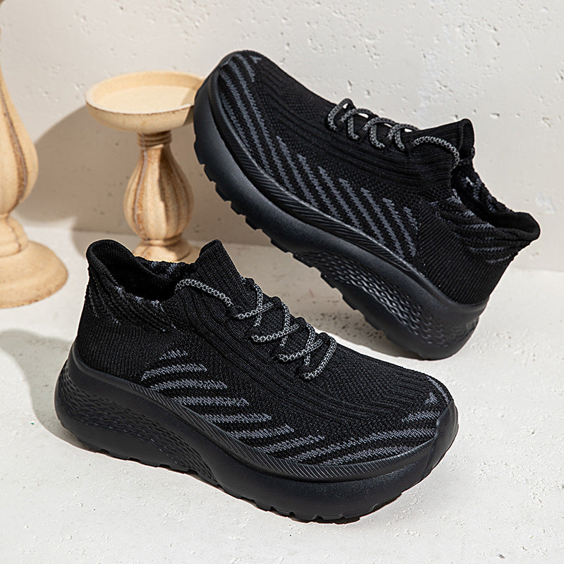 Breathable Knit Walking Sneakers