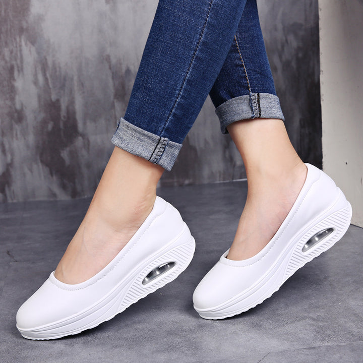 Air Cushion Slip-On Walking Sneakers