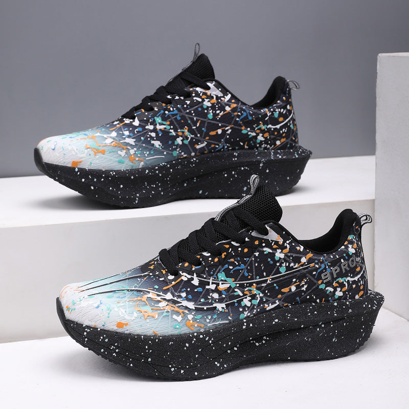 Glow-in-the-Dark Carbon Plate Running Shoes