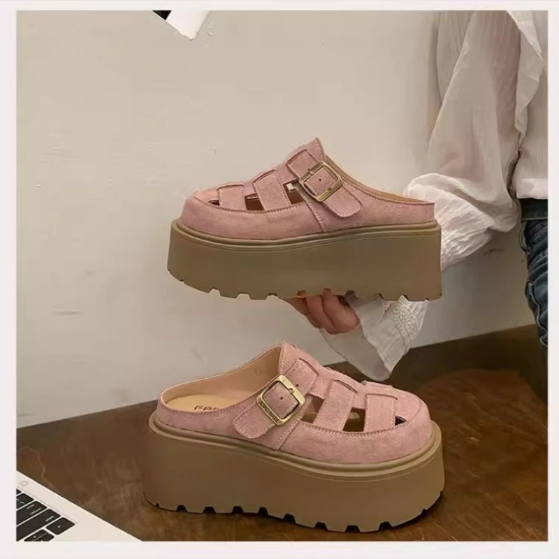 Platform Fisherman Mule Sandals
