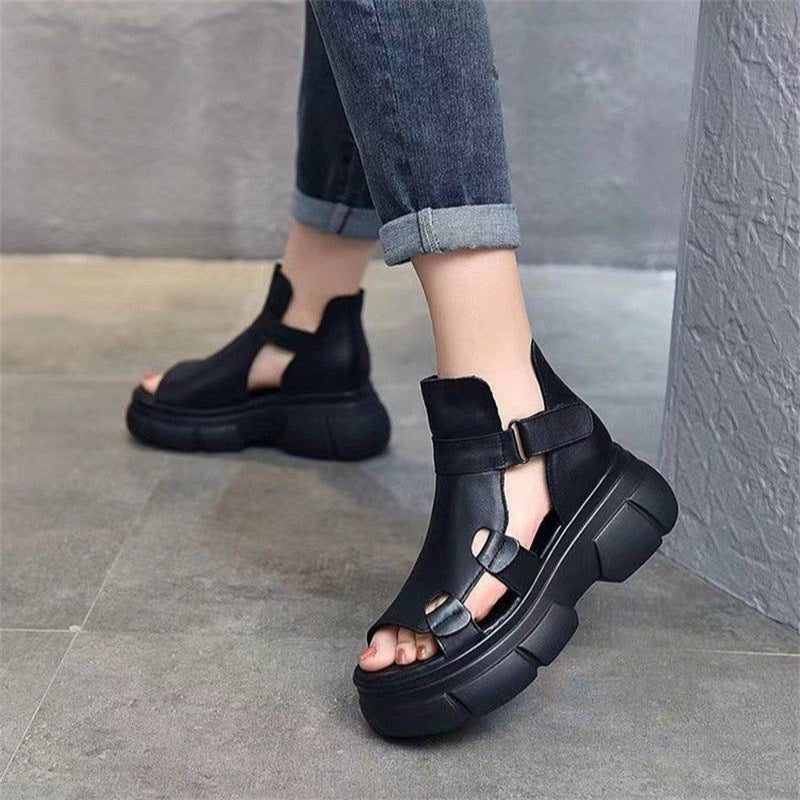 Minimalist Platform Fisherman Sandals