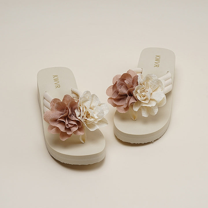 Platform Wedge Flip Flop Sandals