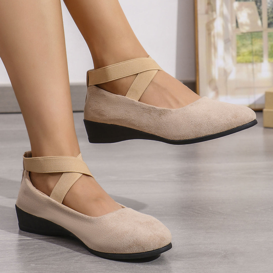 Slip-On Platform Walking Sneakers