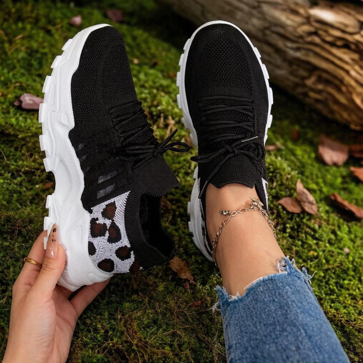 Breathable Knit Walking Sneakers