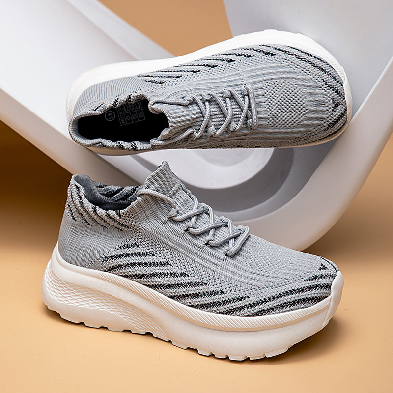 Breathable Knit Walking Sneakers