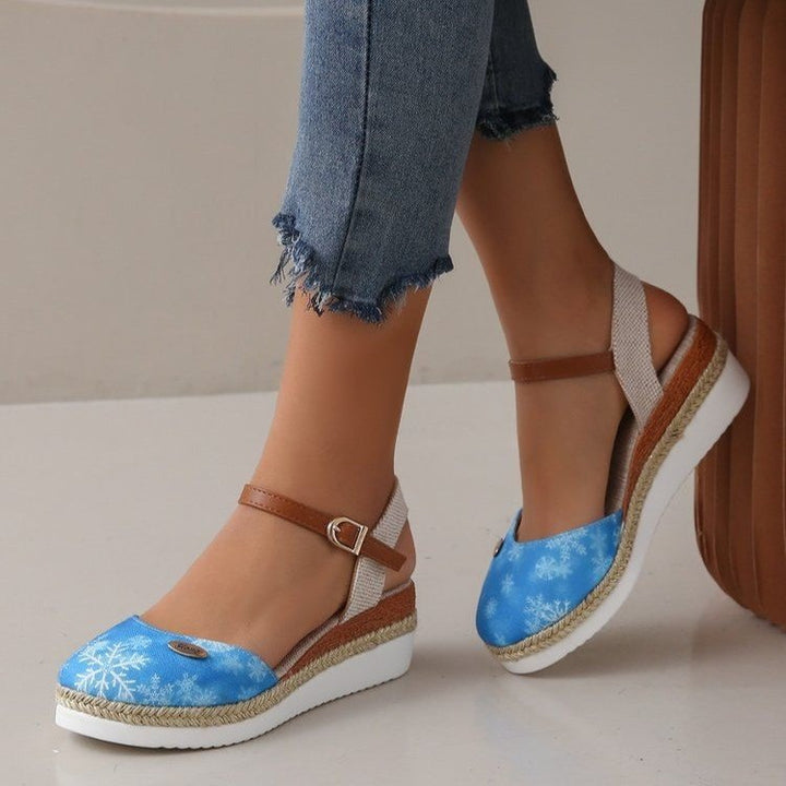 Espadrille Wedge Slingback Sandals