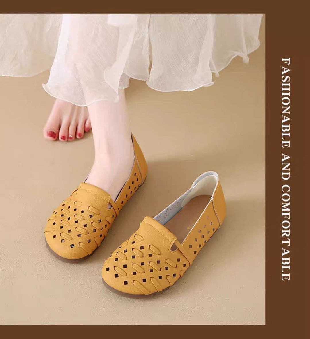 Hollow Slip-On Loafers
