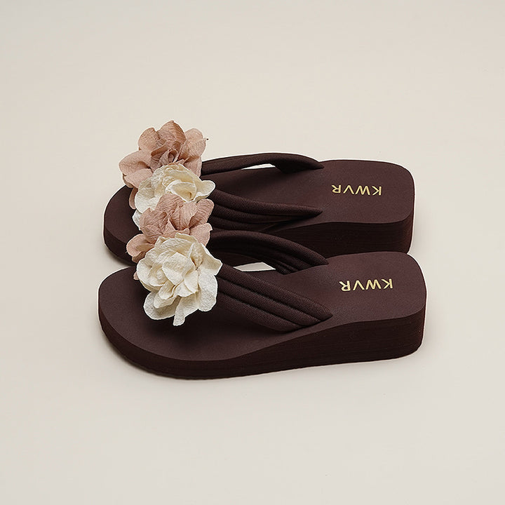 Platform Wedge Flip Flop Sandals