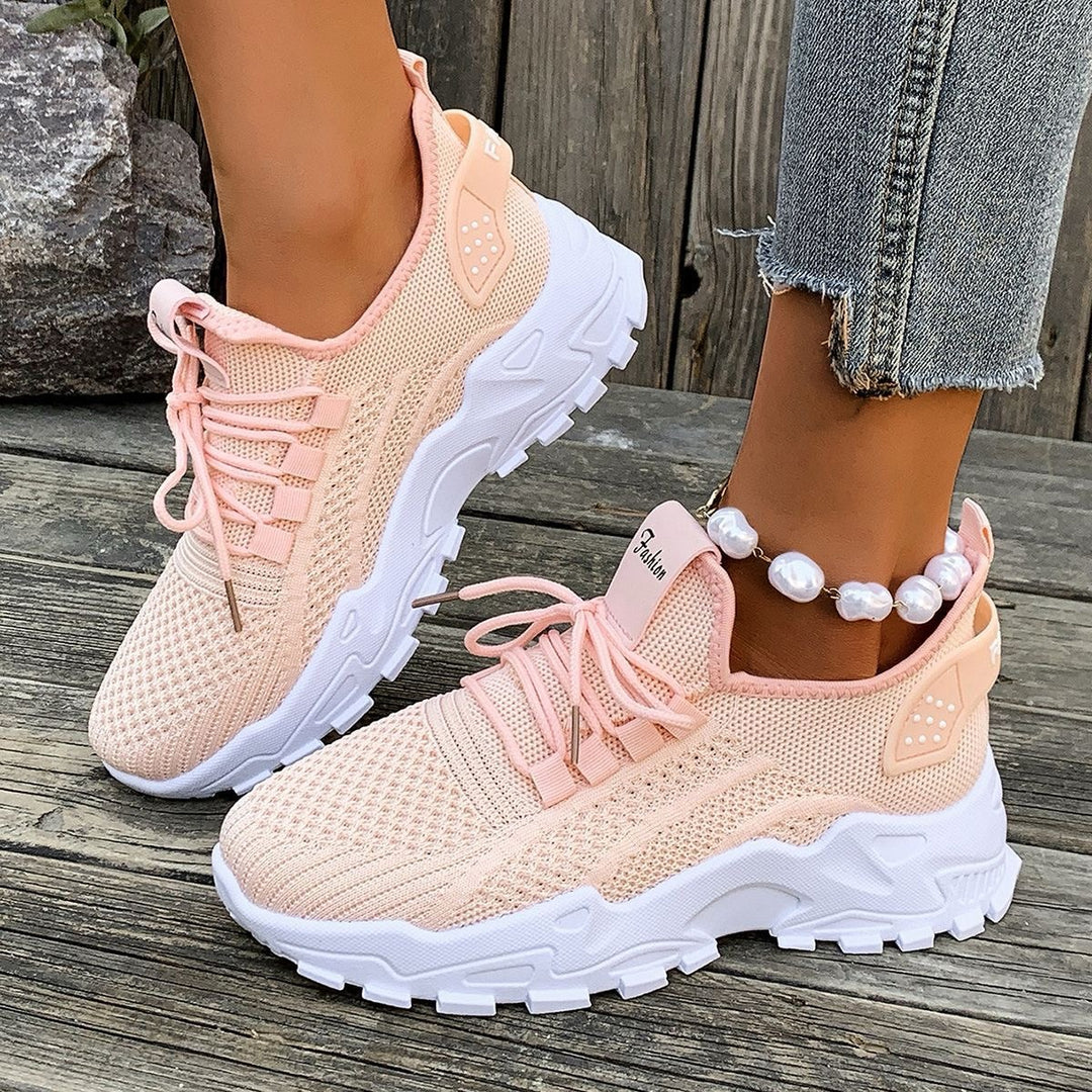 Breathable Knit Walking Sneakers
