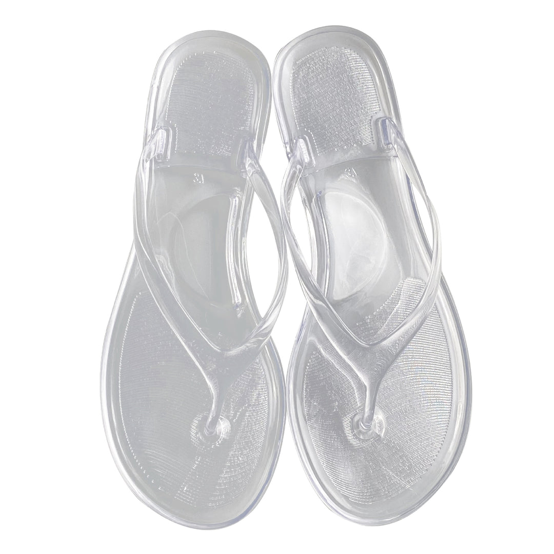 Crystal Jelly Thong Sandals