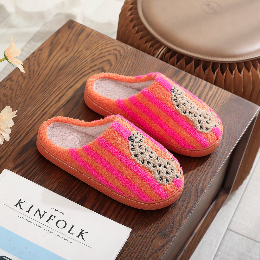 Cozy Striped Slippers