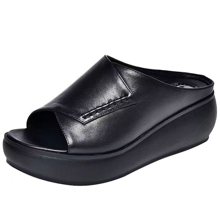 Comfort Platform Slide Sandals