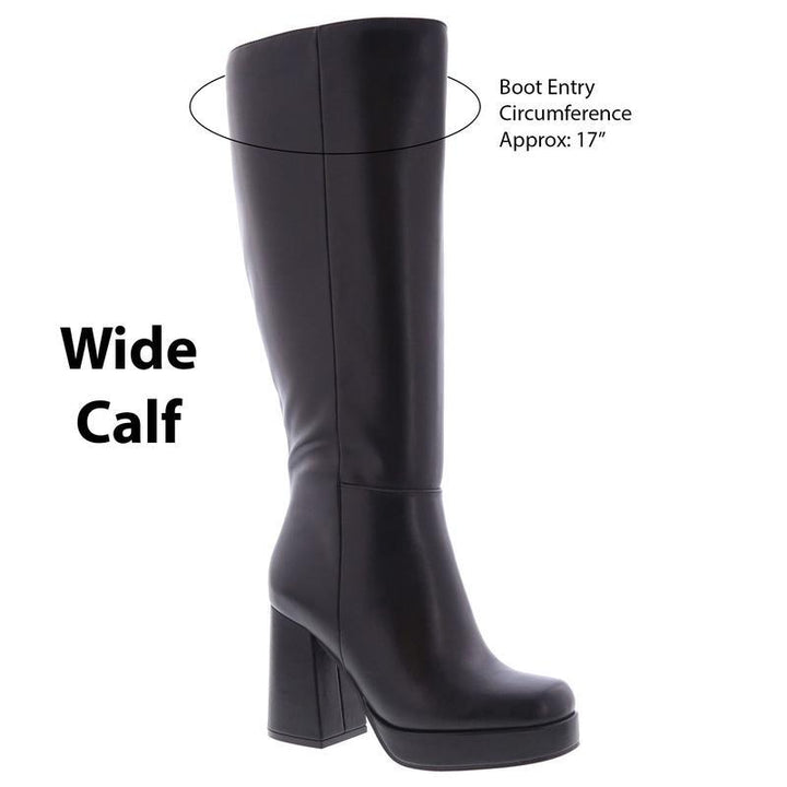 Platform Chunky Heel Chelsea Boots