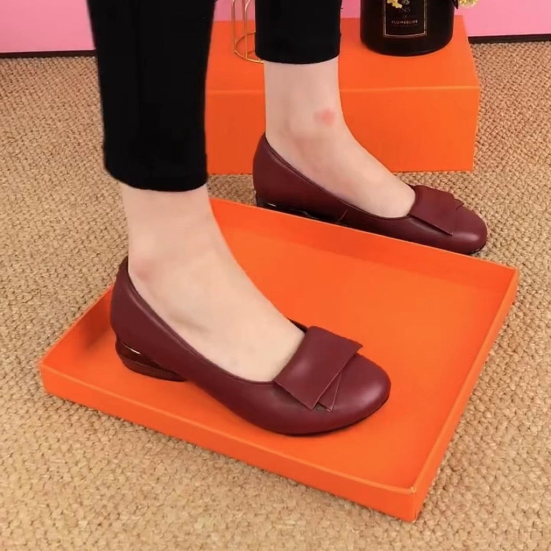 Classic Bow Detail Flat Pumps