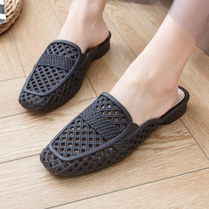 Closed Toe Mule Flats for Women