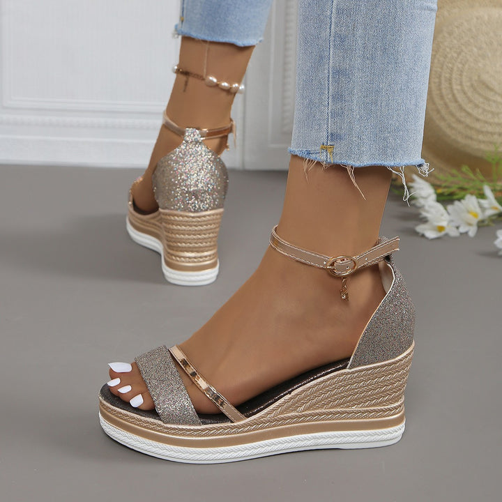 Platform Wedge Roman Sandals