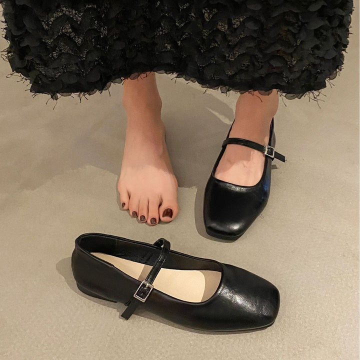 Classic Mary Jane Flat Shoes