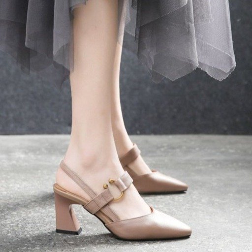 Elegant Slingback Block Heel Pumps
