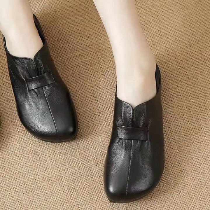Soft Leather Comfort Slip-On Shoes for Women
