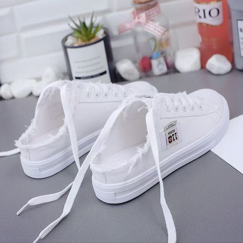 Canvas Mule Sneakers