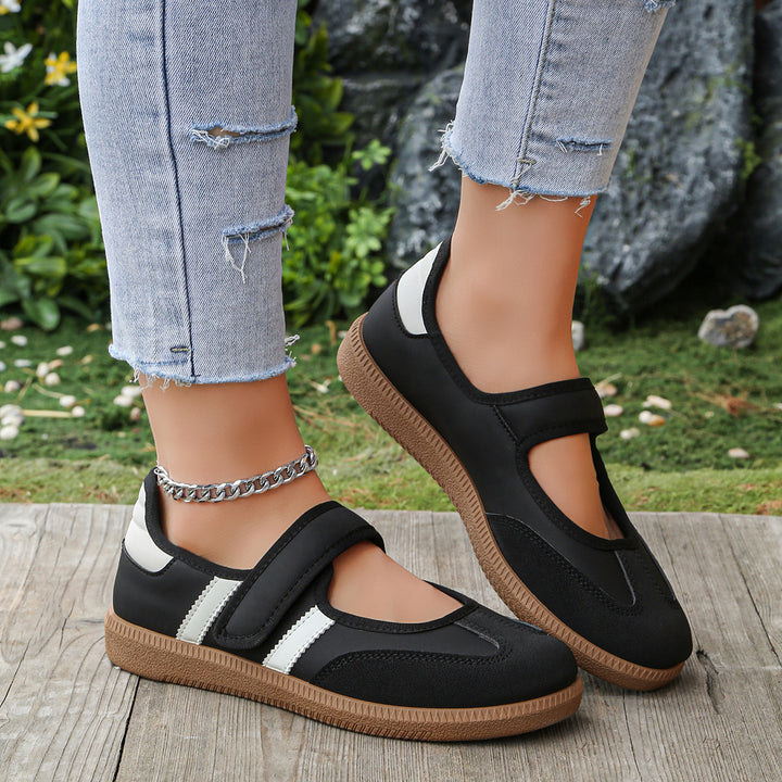 T-Strap Mary Jane Flat Shoes