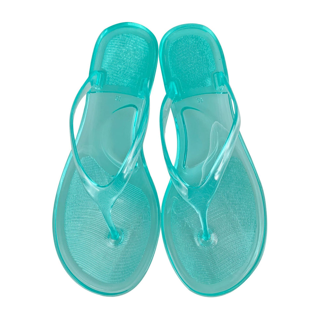 Crystal Jelly Thong Sandals