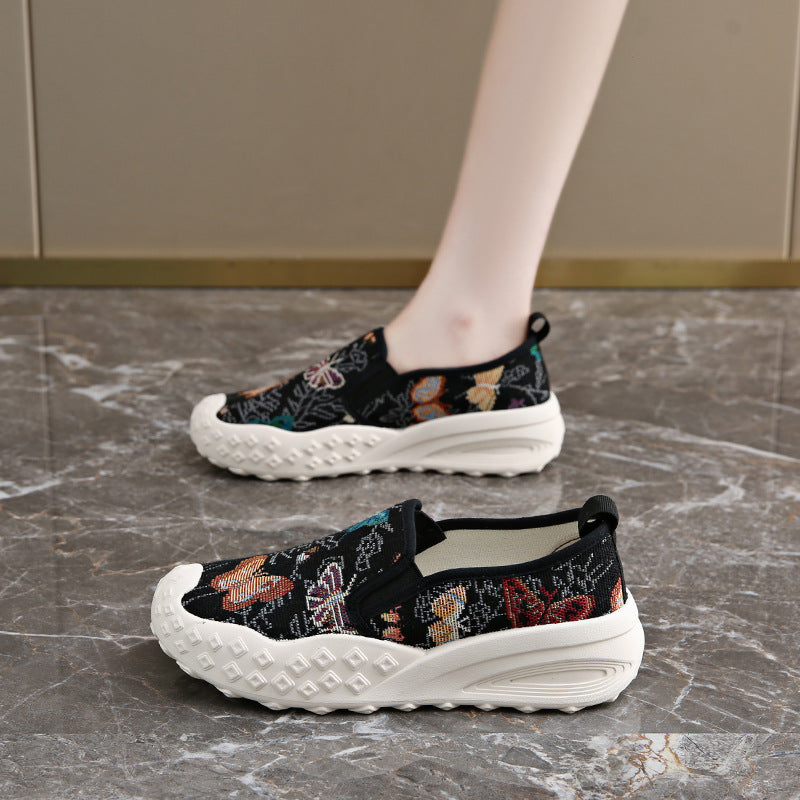 Printed Slip-On Sneakers