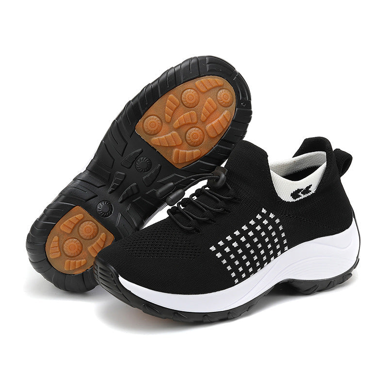 Breathable Knit Walking Sneakers