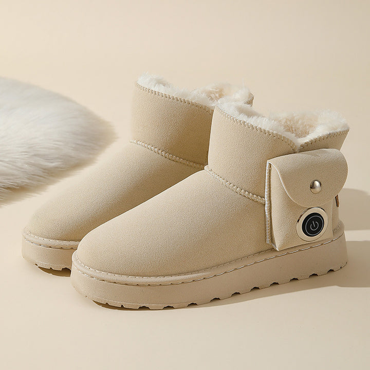 Electric Heated Plush Winter Boots