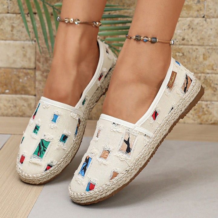 Halloween Print Espadrille Flats