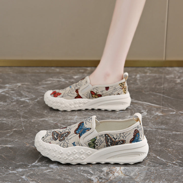 Printed Slip-On Sneakers