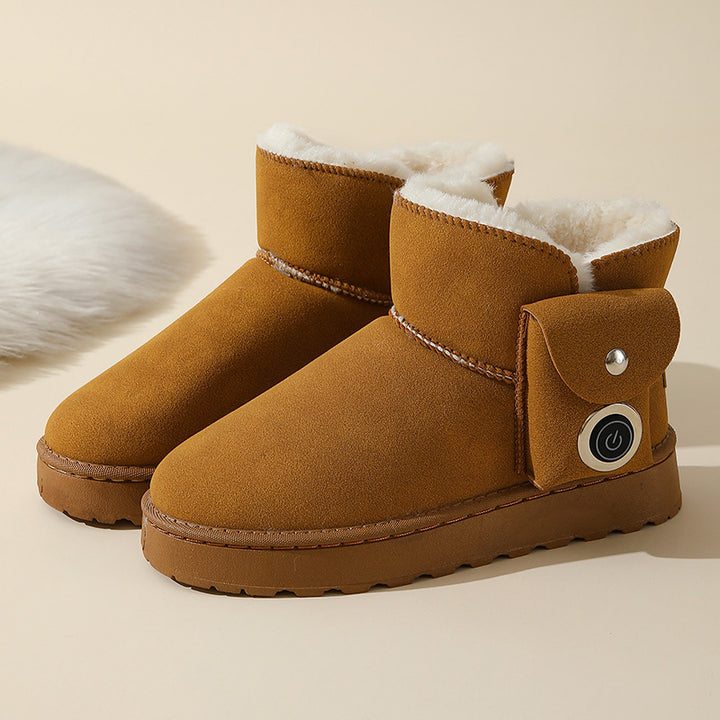 Electric Heated Plush Winter Boots