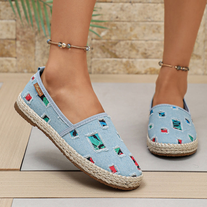 Halloween Print Espadrille Flats