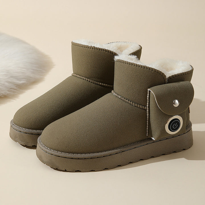 Electric Heated Plush Winter Boots