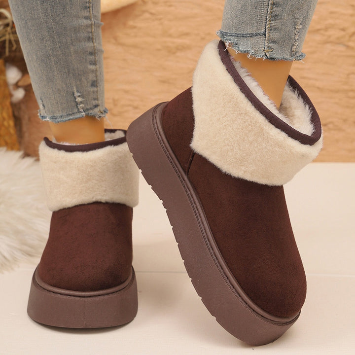 Cozy Faux Fur Platform Snow Boots
