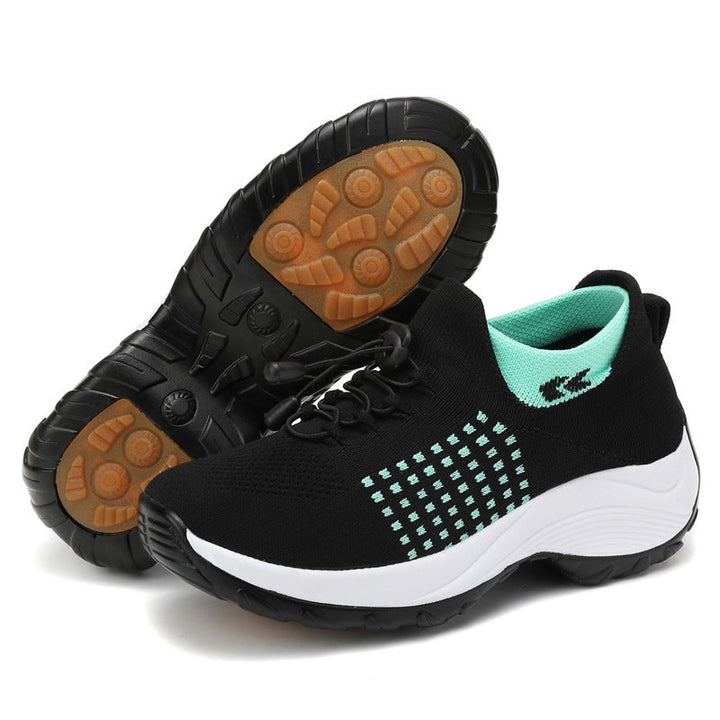 Breathable Knit Walking Sneakers