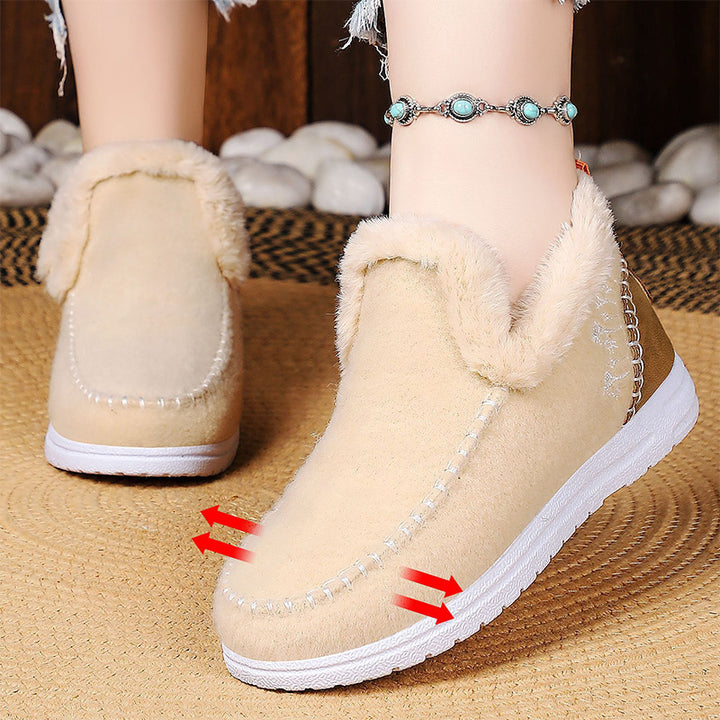 Cozy Faux Fur Lined Slip-On Shoes