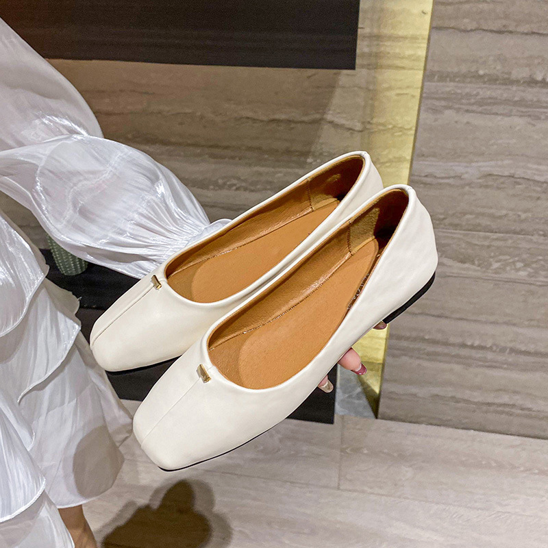 Elegant Square Toe Comfort Flats