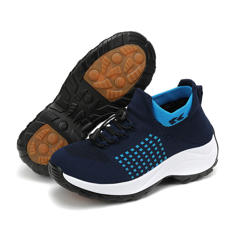 Breathable Knit Walking Sneakers