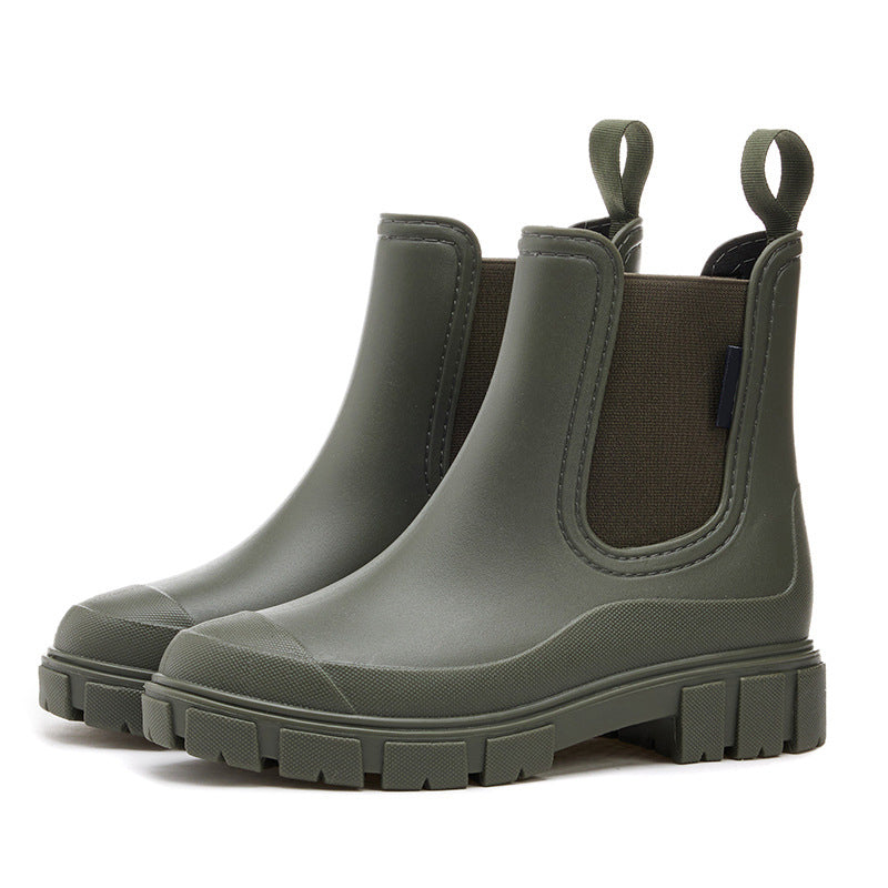 Chunky Chelsea Ankle Boots