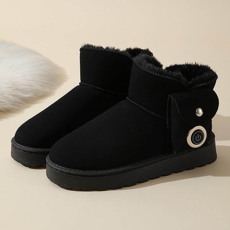 Electric Heated Plush Winter Boots