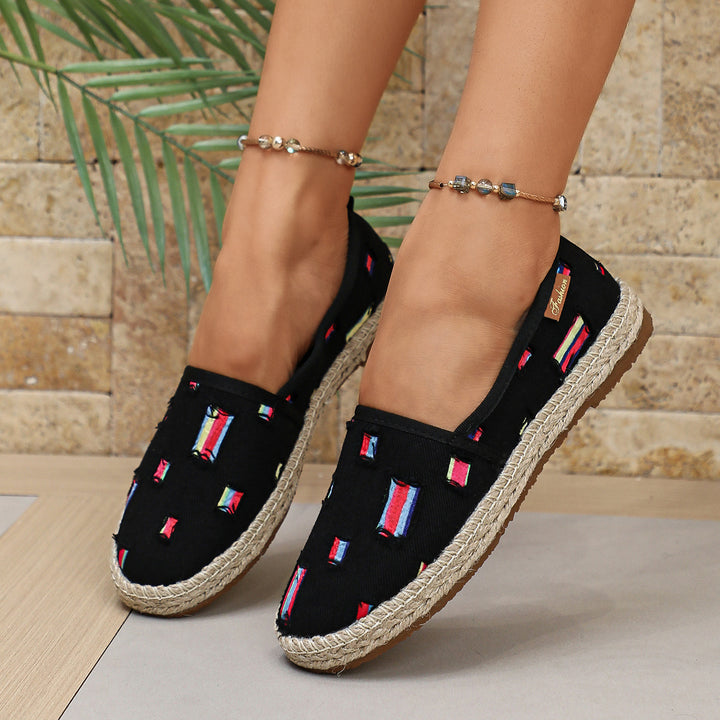 Halloween Print Espadrille Flats