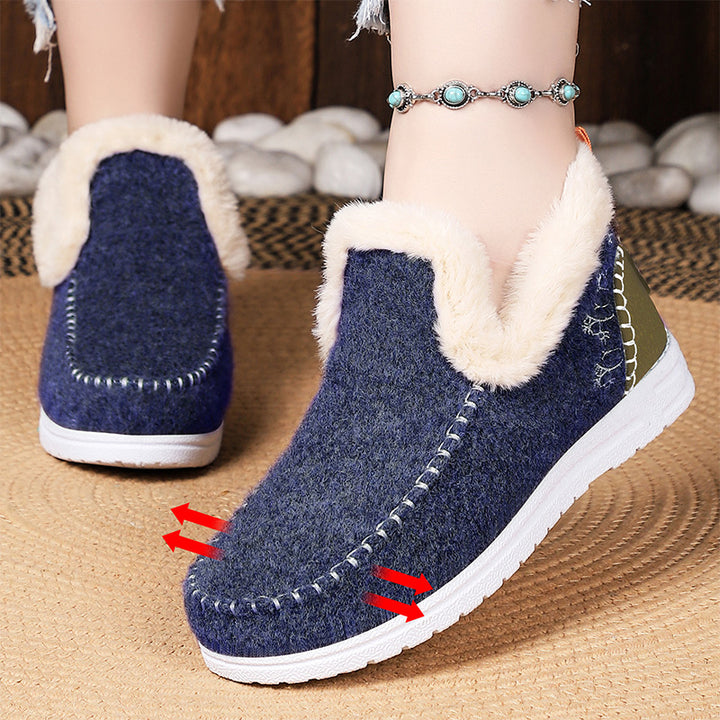 Cozy Faux Fur Lined Slip-On Shoes