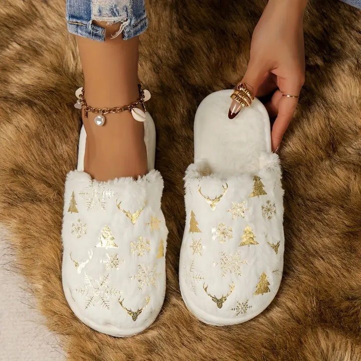 Christmas Plush Slippers