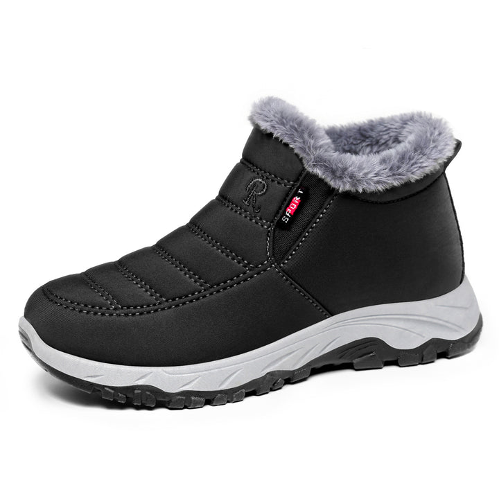 Fur-Lined Winter Ankle Boots