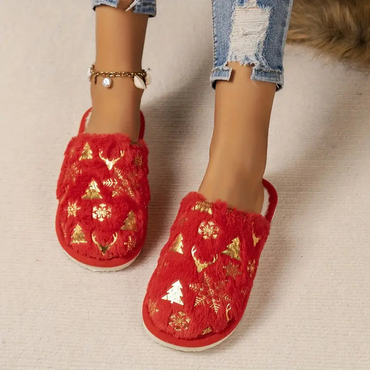 Christmas Plush Slippers